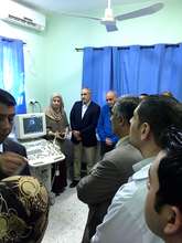 Dep. Minister of Health came to see & welcome us!