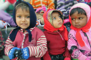 Relief from Cold to Poor Kids
