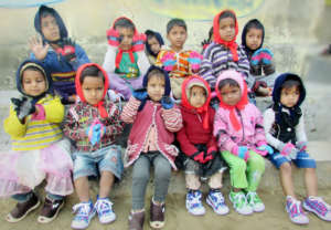 Relief from Cold to Poor Kids