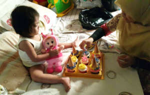 Jessi and her beautiful birthday cupcakes