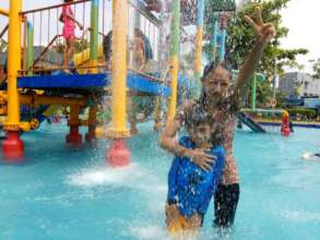 Joyful day at the Waterpark