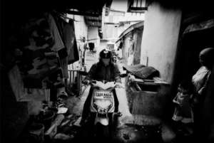 Rachel House's "nurses on bikes" on the move.