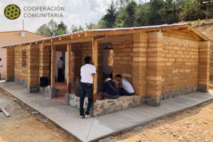 Indigenous Education Center of reinforced adobe