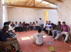 Soil constructions workshop in the new center