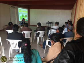 Introducing the project to Ojo de Aguas Autorithi