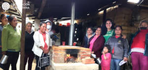 Wood-saving stove "Juana" selfconstructed by women