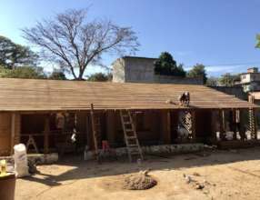 Kitchen-Dinner for primary school,  Xochistlahuaca