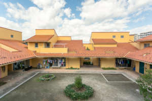 Care home where children live