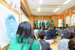 LIT making speech in front of all the guests