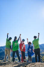 We did it! on top of the mountain