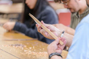 Wood craft workshop in 2016