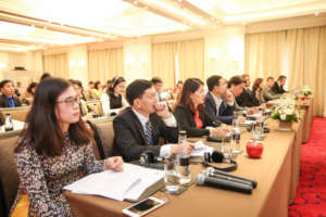 The ceremony in full swing