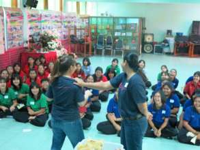Basic self-defense demonstration