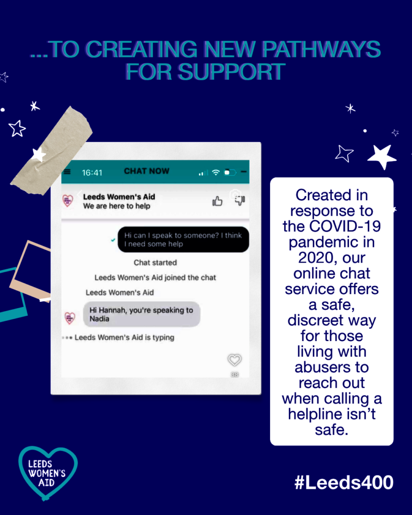 Help women and children live in safety