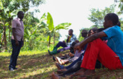 Help a youth group set up a piggery project