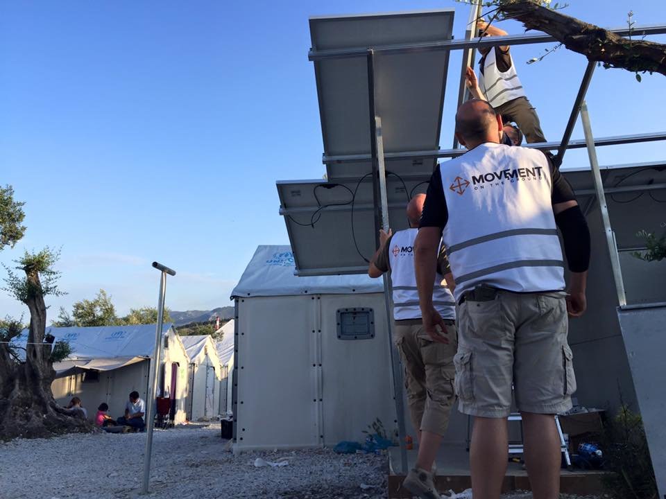 Give solar power to refugees on Lesvos