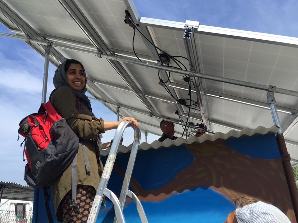 Give solar power to refugees on Lesvos
