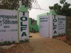 Main entrance at TOLFA Animal Hospital & Shelter