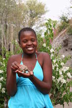 Glenda with Leopard Tortoise