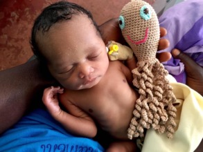 A few days old premature baby treated at Whisper