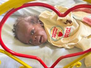 baby Mercy in our nutrition ward
