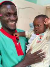 Baby Yusuf who we did 2 successful CPR