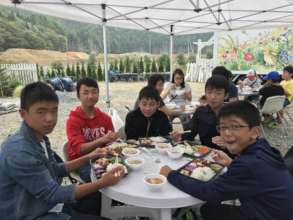 lunch at local community garden