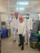 The personnel of the honey processing unit