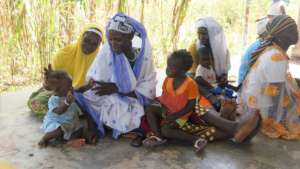 Women and children in Nefrelaye