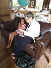 With one of our benefactors