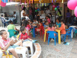 Workshop with children and promoters