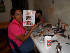 Woman at self image workshop
