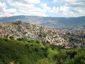 View of Medellin from the 13th comune