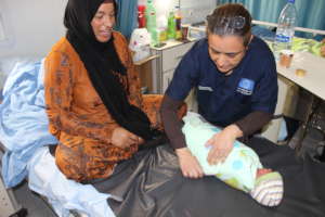 Newborn at the Maternity Ward