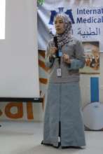 Hadeel speaks about mental illness at Azraq Camp
