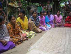 Girls at Safe Space meeting in Bangladesh