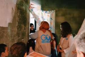 Distribution of hygiene kits