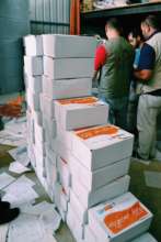 Organising hygiene kits