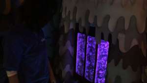 Brightly coloured sensory equipment