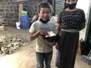 Returning the egg shells for composting