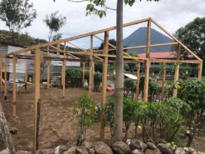 New greenhouse under construction