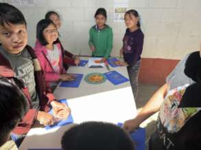 Nutrition classes and then cooking