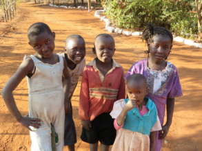 Wambua, siblings, cousins and friends