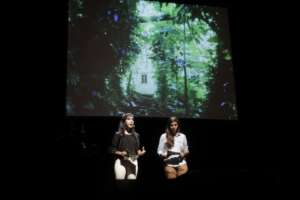 Bianca and Palmira present at Gramo Paraguay talks