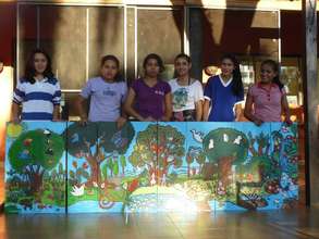 Artwork developed by the girls at the School