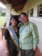 Palmira & the School's principal Celsa Acosta