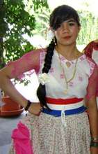 Palmira right before the talent show