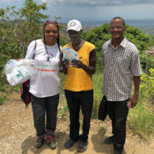 Seed Distribution with Tree Angels for Haiti