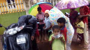 Manna Food Distribution in Calangute_July