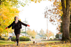 Andrea, our puppy whisperer. Please vote